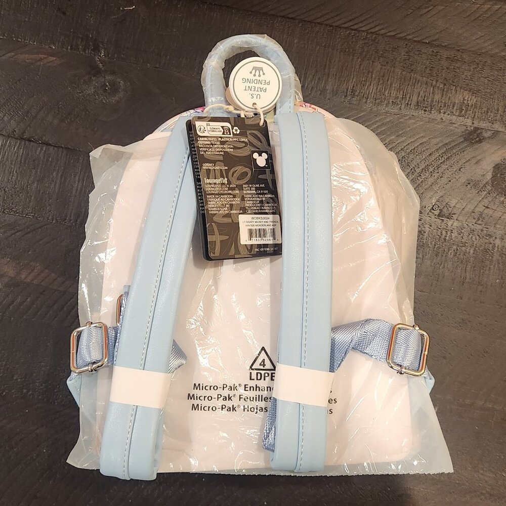 Loungefly Mickey Mouse and Friends Winter Wonderland Mini Backpack and Ears Head - Picture 6 of 8